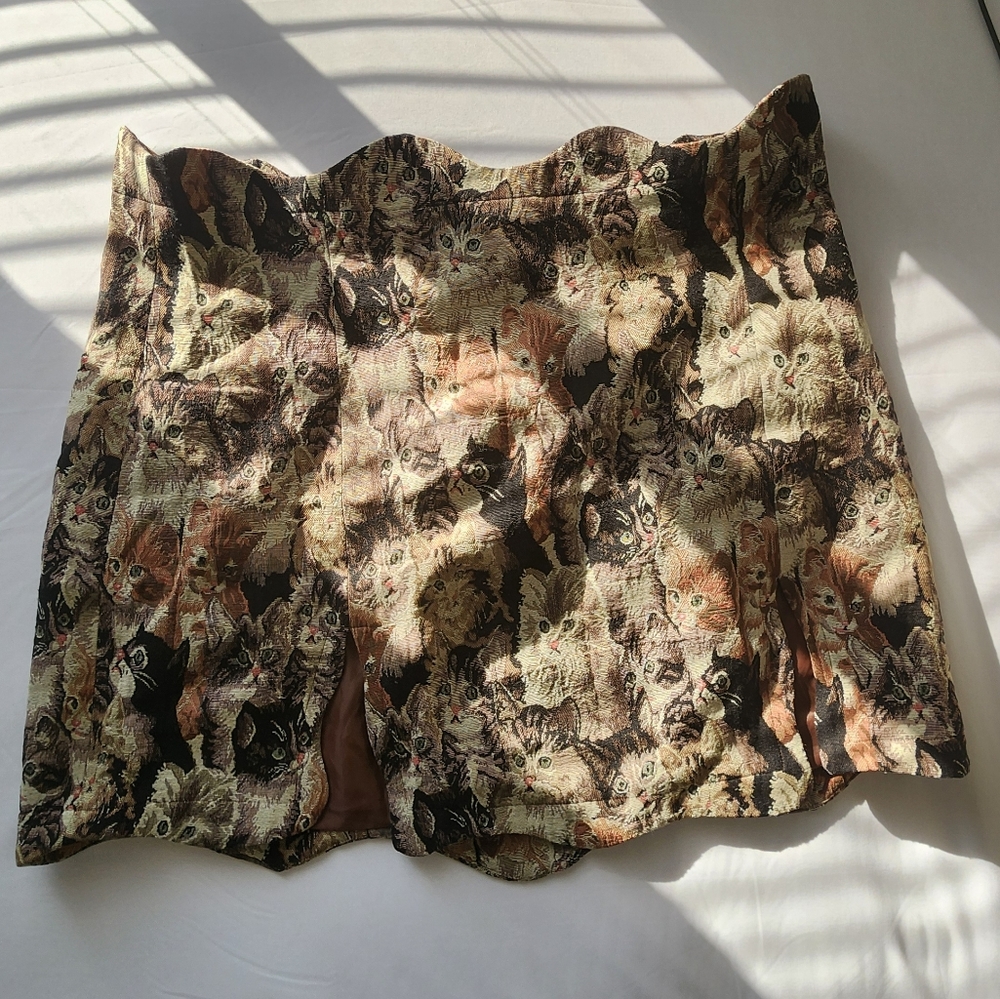 FBC Ink Stain Cat Skirt
